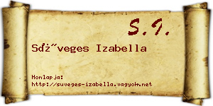 Süveges Izabella névjegykártya
